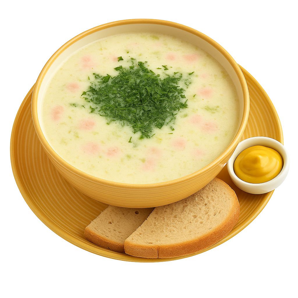 Okroshka · chilled kefir soup