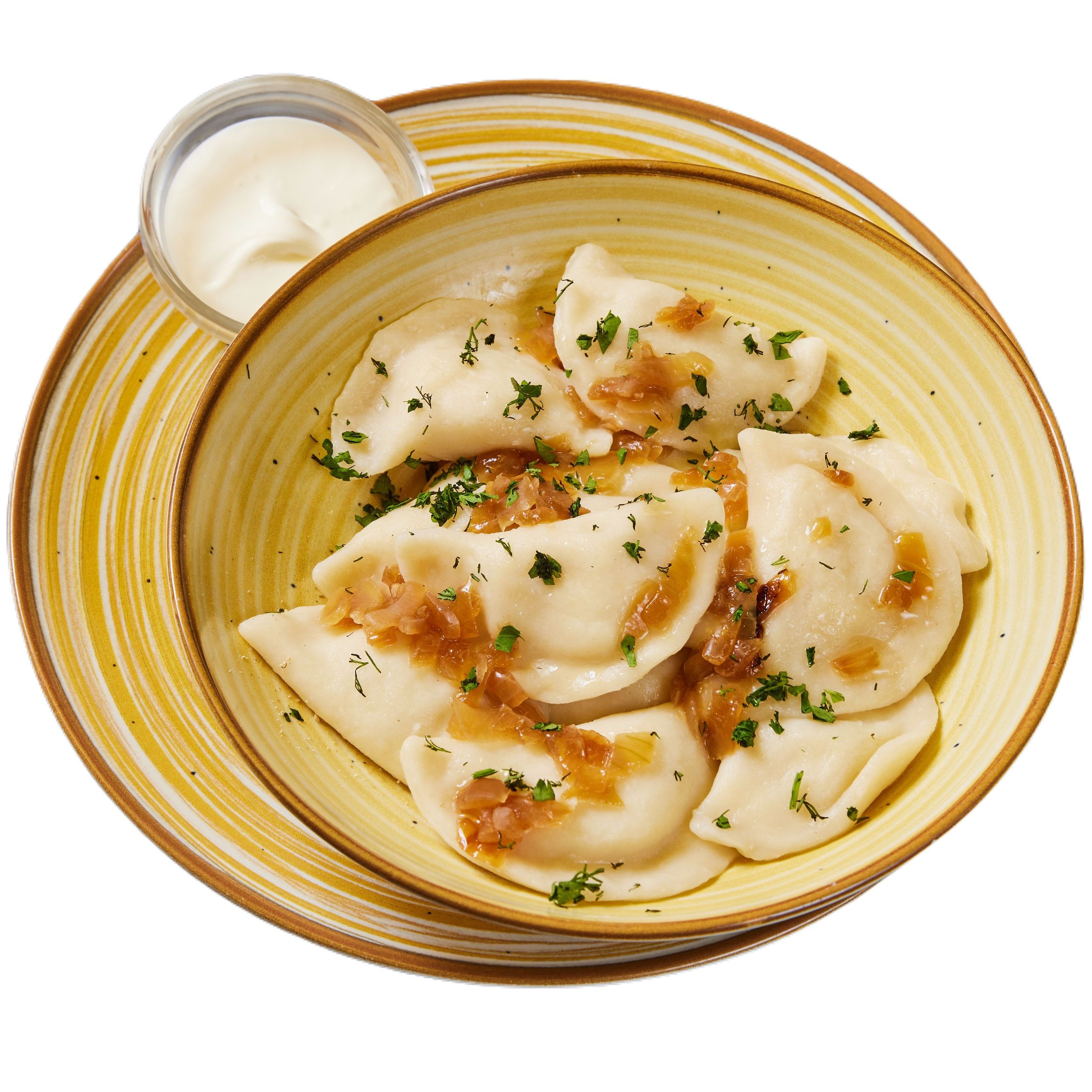 Potato and onion varenyky